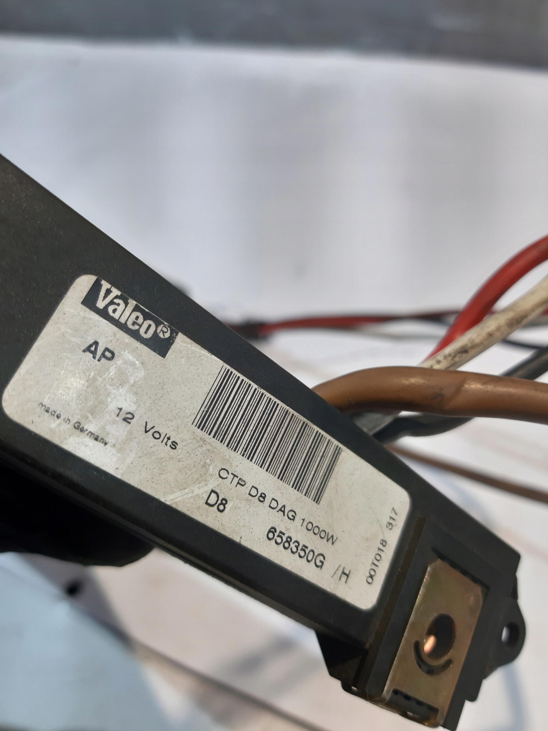 PEUGEOT 406 heater electrical 658350G VALEO