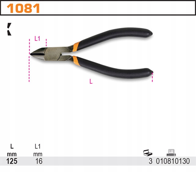 BETA 1081 РЕЖУЩИЕ ПЛОСКОГУБЦЫ БОКОВЫЕ РЫЧАГИ ПОКР. ПВХ