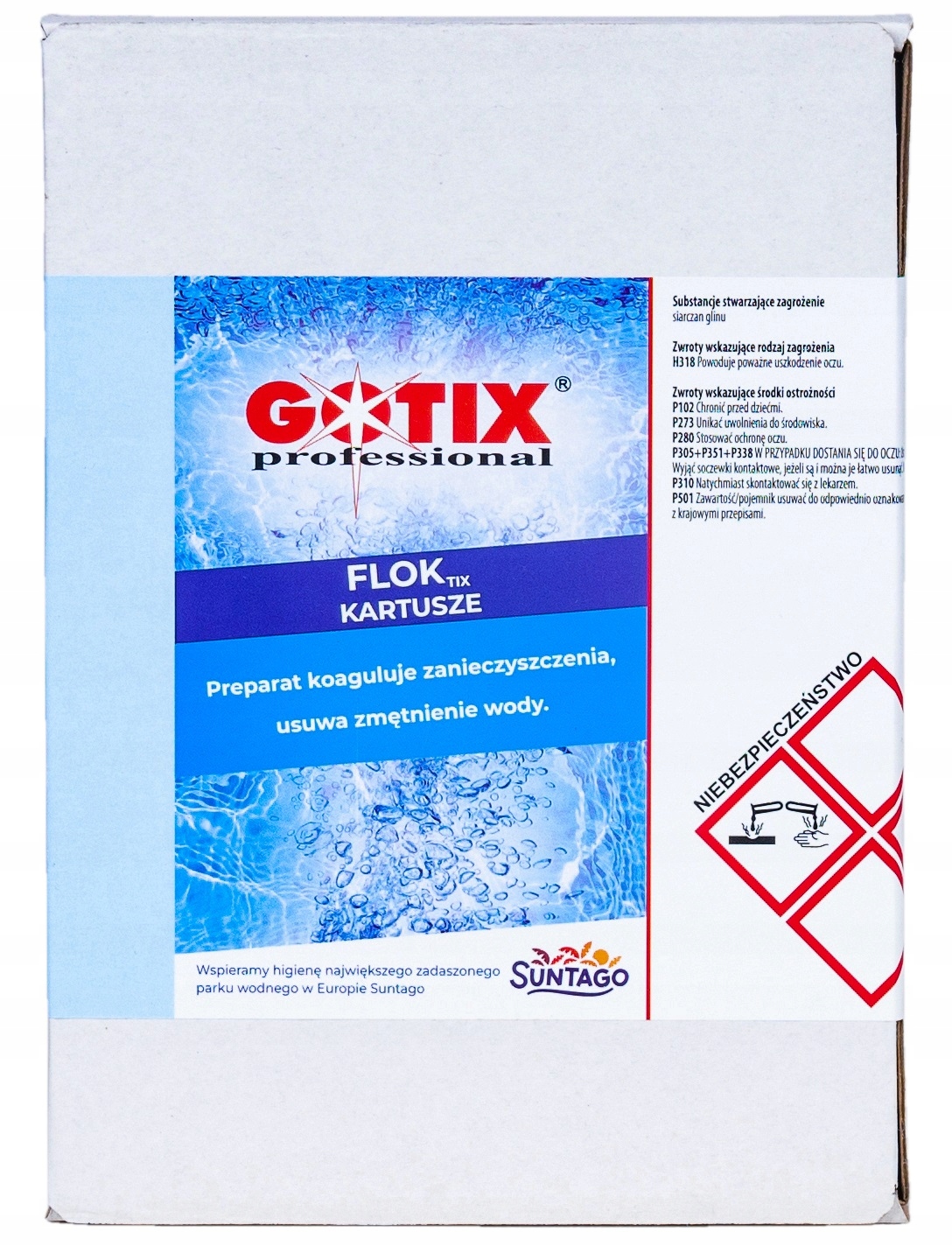 

Koagulant Flok Tix Wkłady Chemia Basenowa 1 Kg