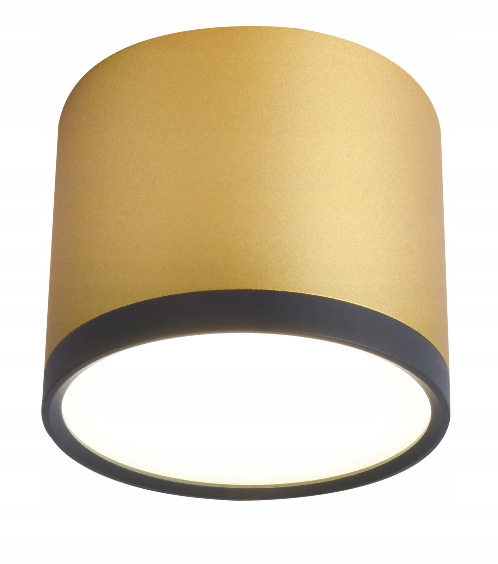 Zlato-černé stropní svítidlo 9W Led Tuba Candellux