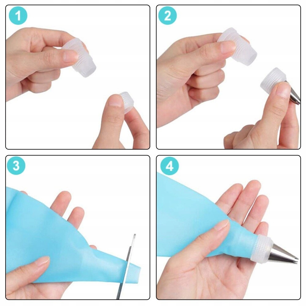 RĘKAW SILIKONOWY CUKIERNICZY ZESTAW XXXL+GRATIS Kod producenta RĘKAW CUKIERNICZY DEKORATOR SILIKONOWY