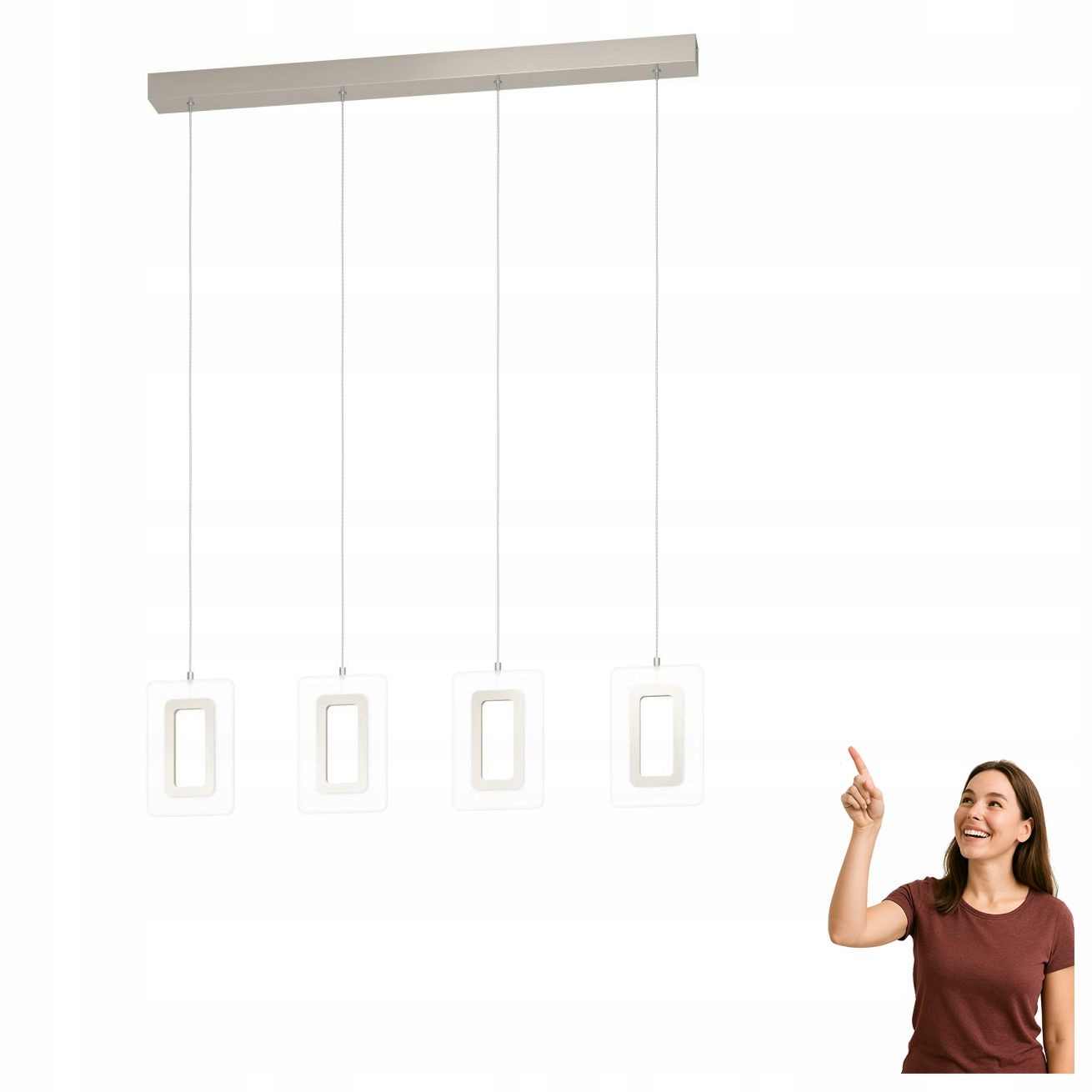 Závesná Led lampa 4x5,4W Enaluri 99107 Eglo