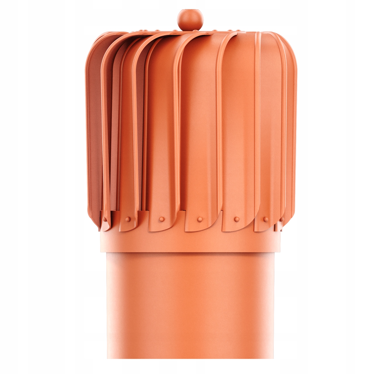 Podélná komínová vložka Pro Ventilaci Otočná fi150 Cihlová 8004