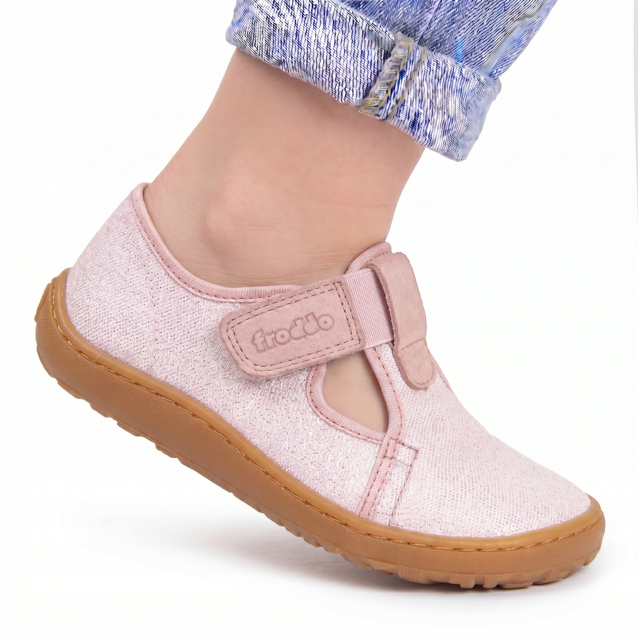 Kapcie buty Dziecięce Barefoot Froddo do Przedszkola G1700439-2 na rzepy 22