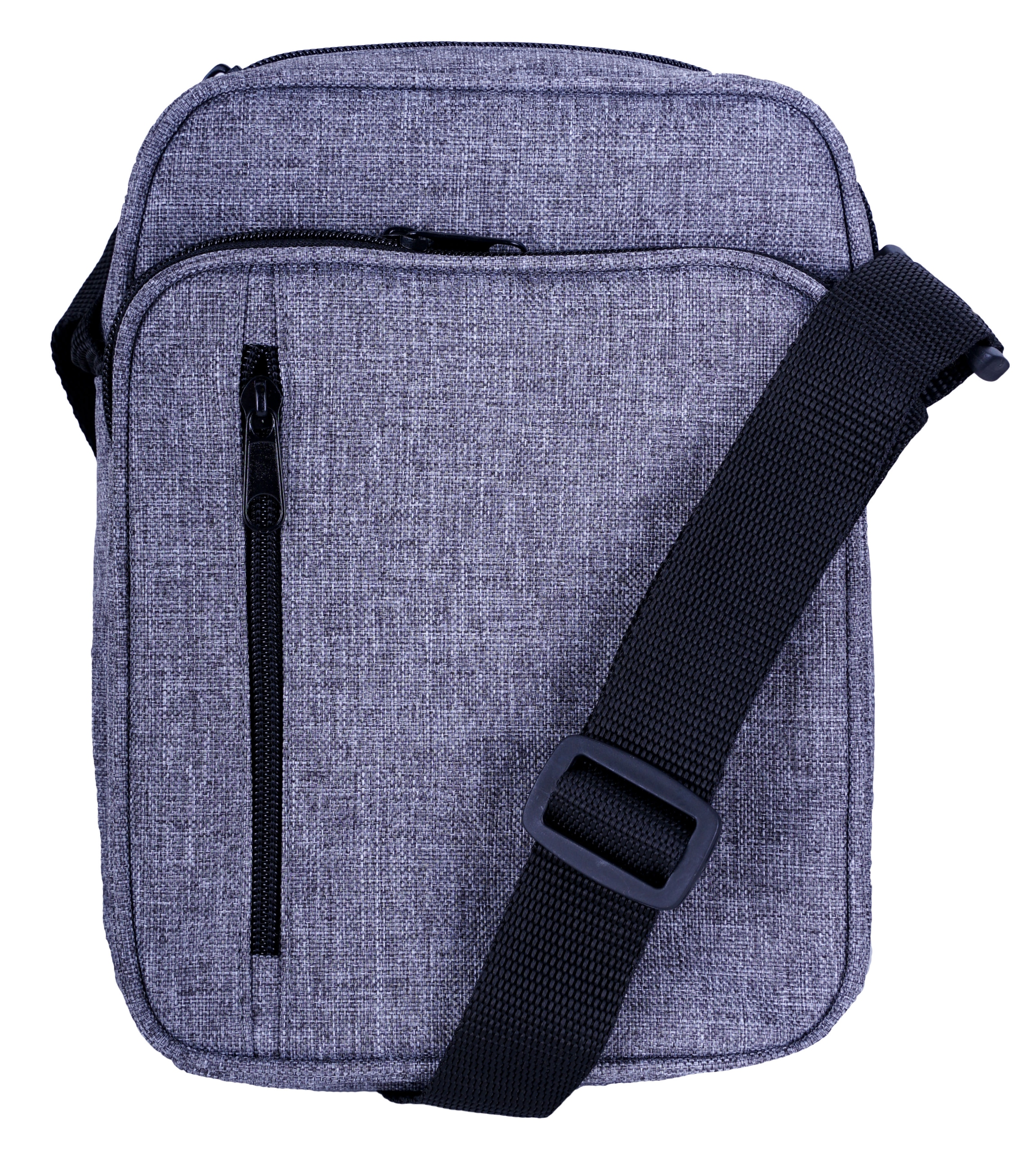 

Saszetka Nerka Męska na Ramię W Kolorze Szarym