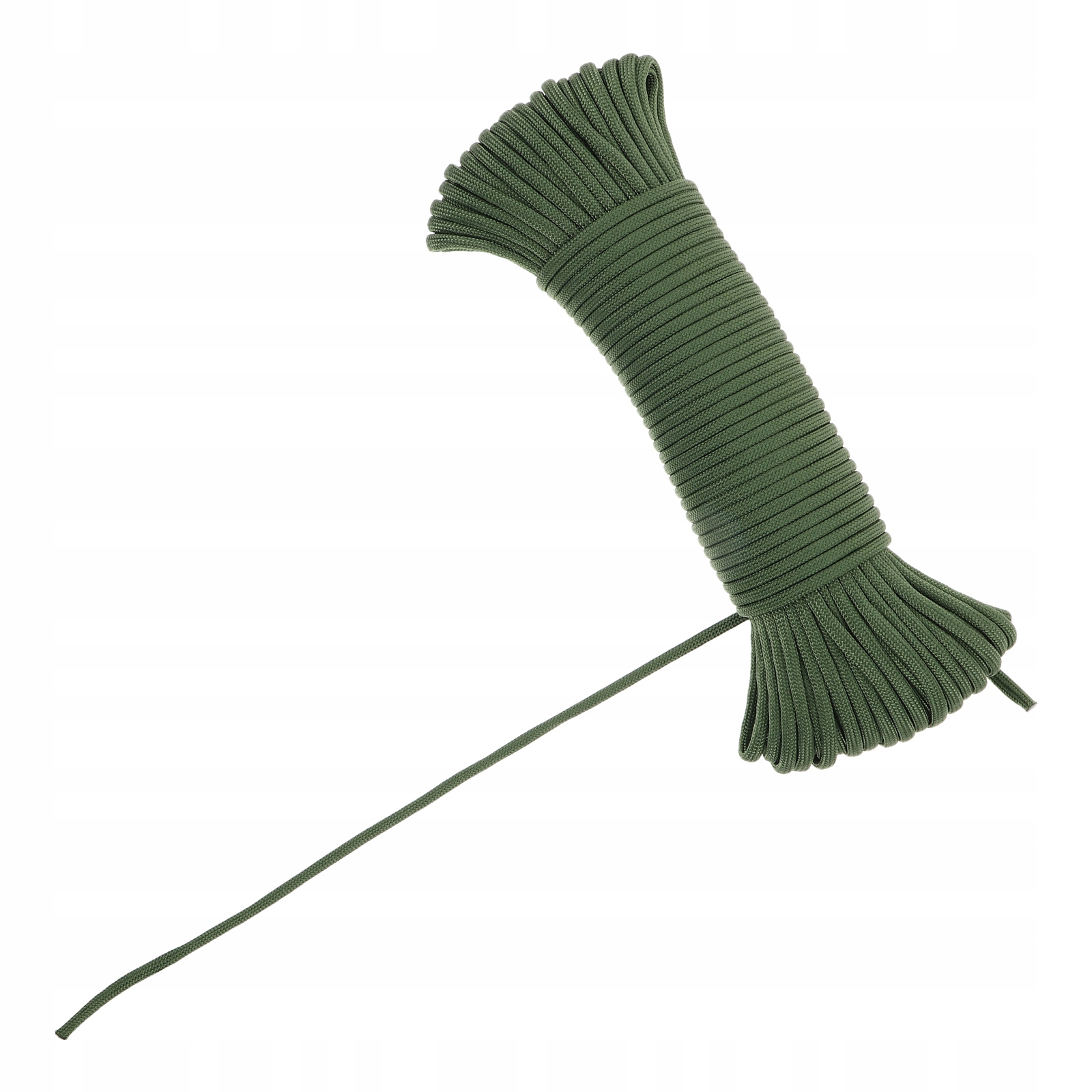 Wielozadaniowy sznur spadochronowy survivalowy Olive Green do wędrówek i wspinaczki