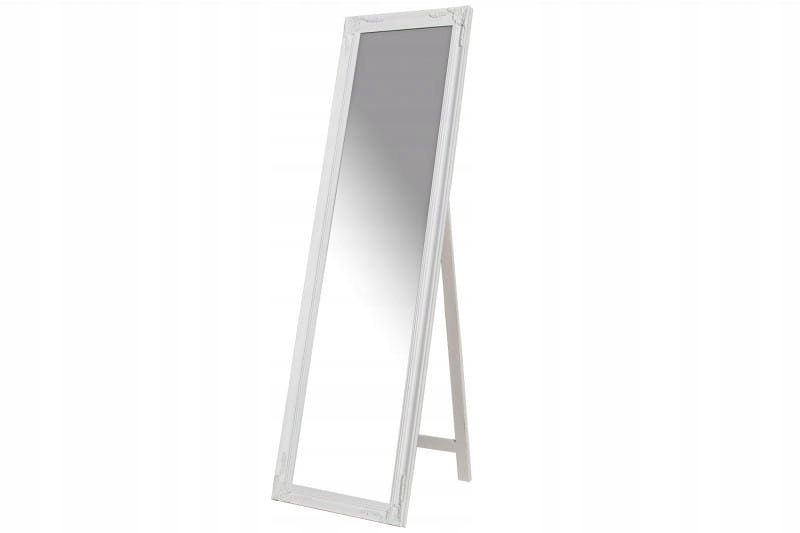Lustro stojące Angie białe ornamentowe 160cm