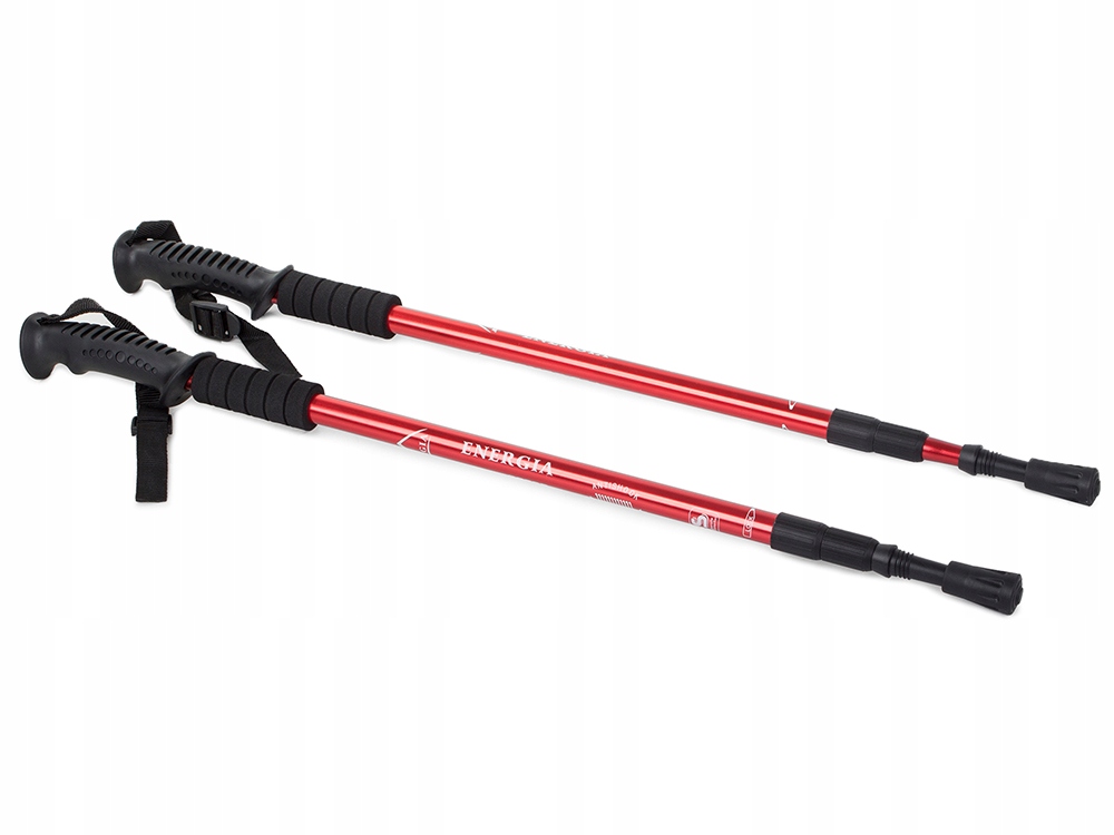 KIJKI NORDIC WALKING TREKINGOWE 2x KIJ + POKROWIEC Długość całkowita 135 cm