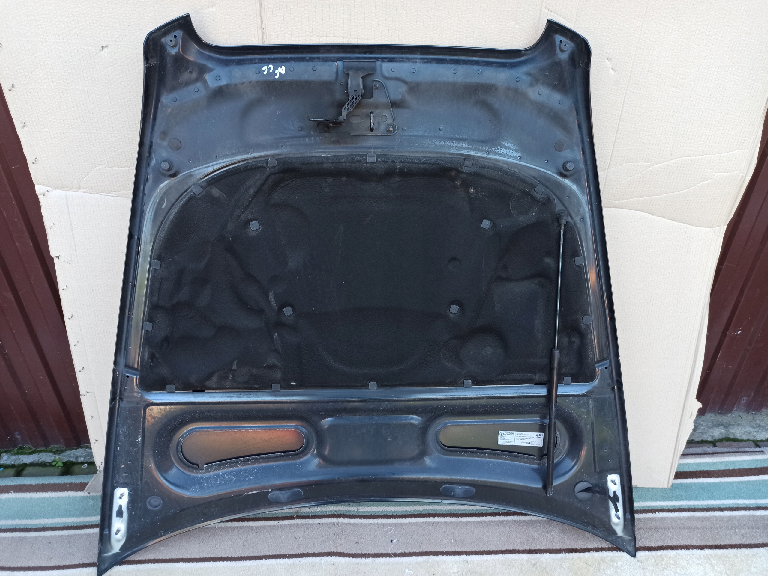 bonnet AUDI A6 C6 black LC9X