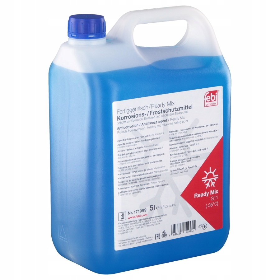 Płyn Do Chłodnic 5L G11 Febi Bilstein 171999