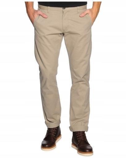 

Selected Klasyczne Beżowe Męskie Chinosy 33/32