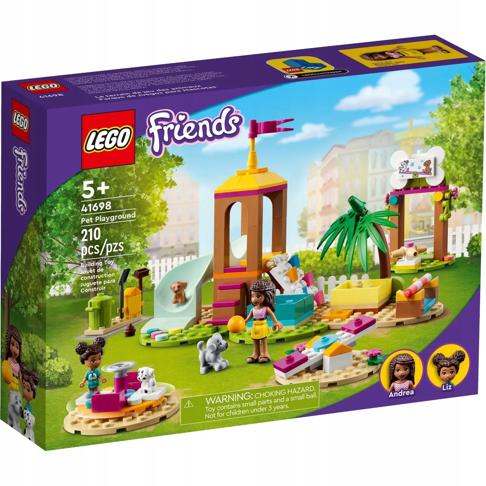Lego Friends 41698 Dětské hřiště pro zvířátka