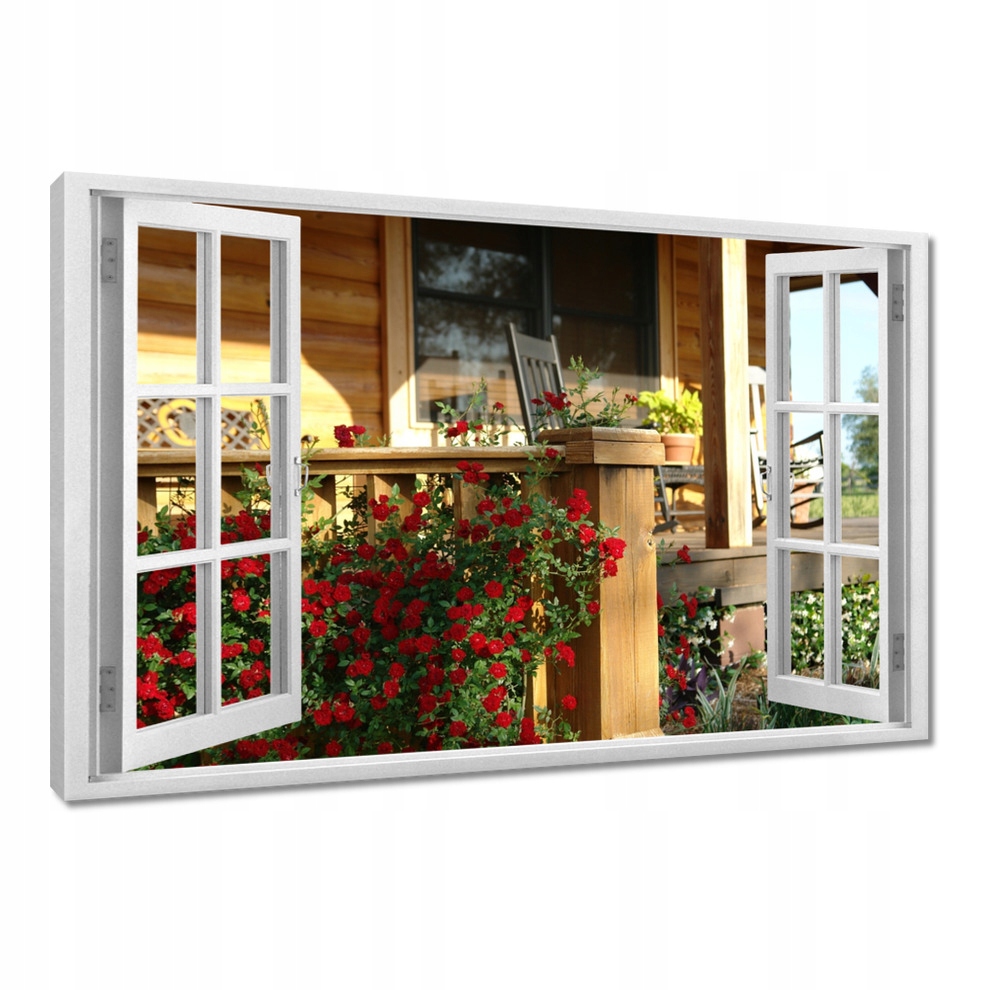 

Obrazy 120x80 Drewniana weranda