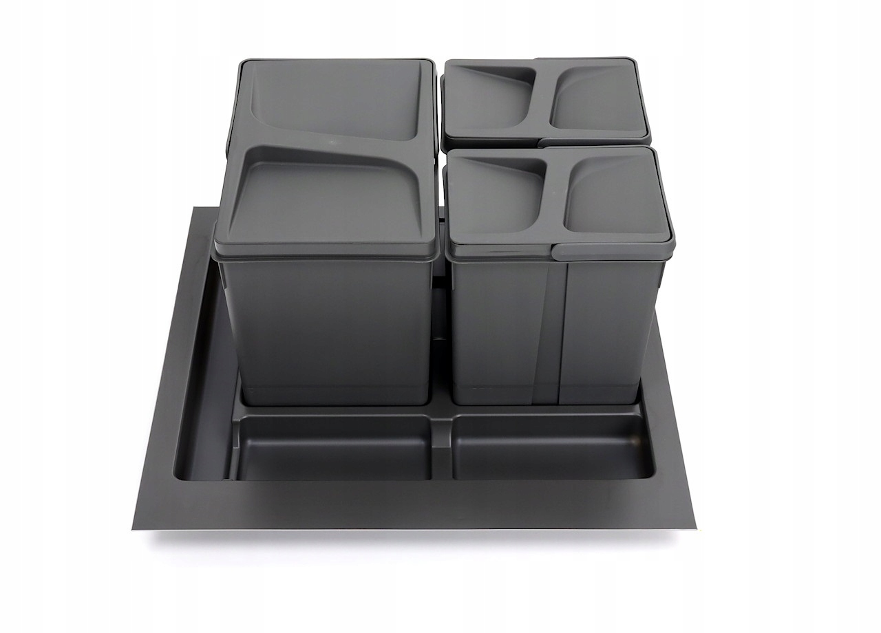 Segregator na odpady 600 2x7L i 1x15L Unico HAFELE niski