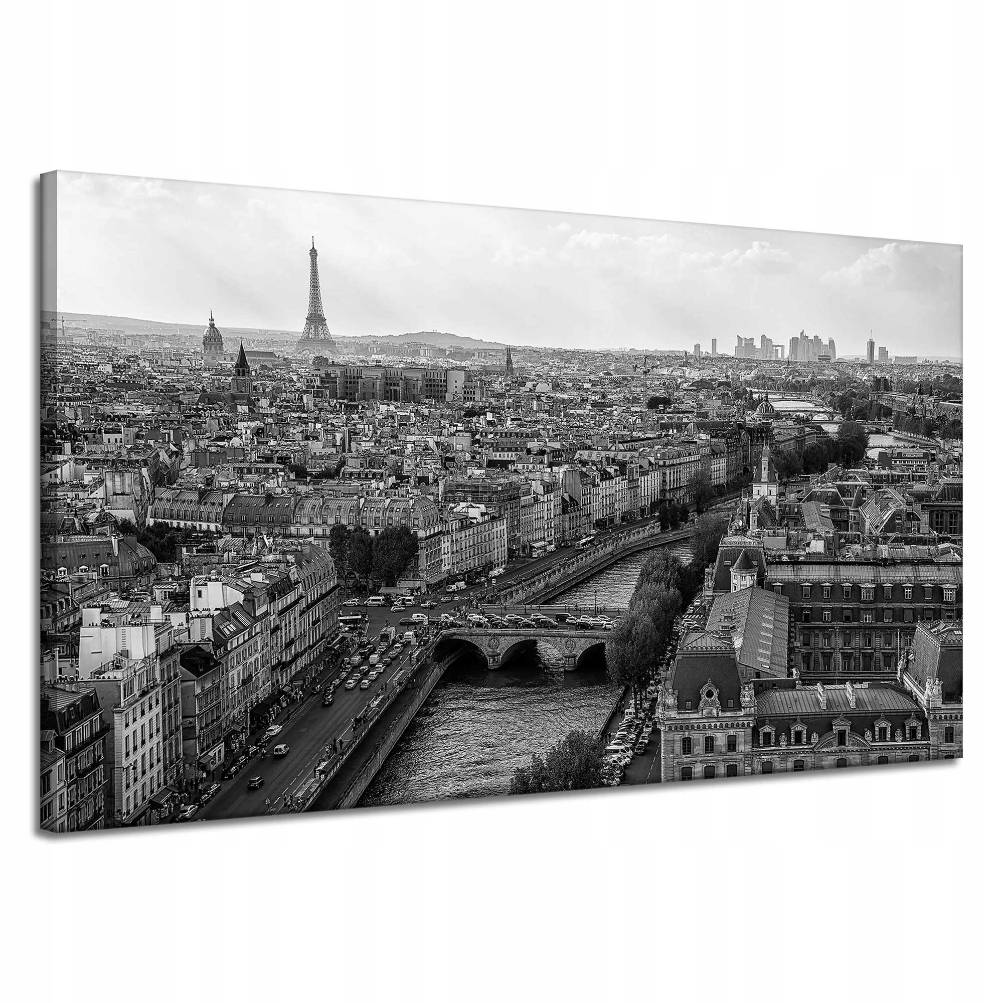 Obraz Canvas Architektura Paříž mono 120x70 cm