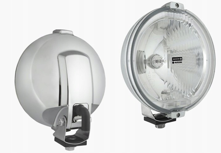 REFLEKTOR DROGOWY BIAŁY H3 24V Z RINGIEM