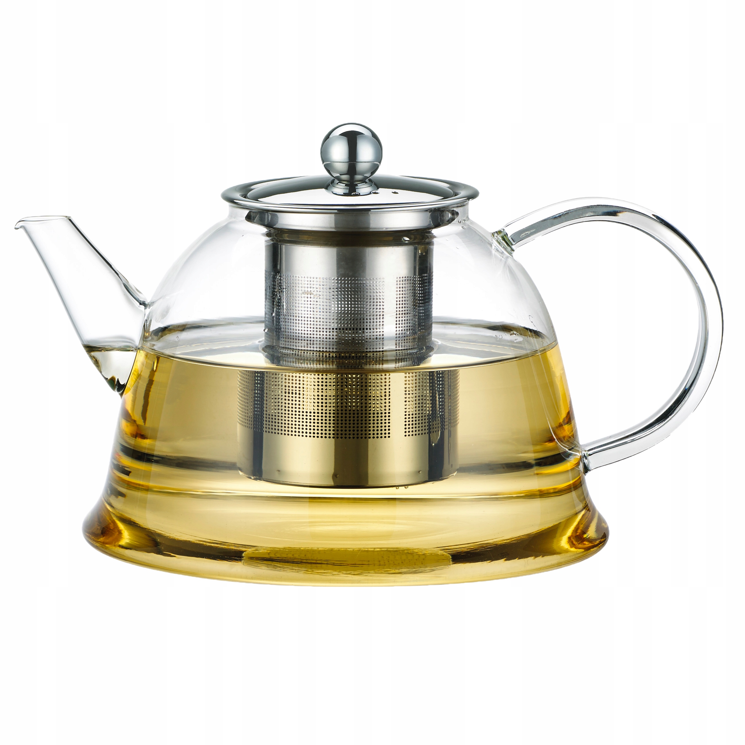 DZBANEK SZKLANY Z ZAPARZACZEM ZAPARZACZ do HERBATY ZIÓŁ 1500ml 1,5L Kamille