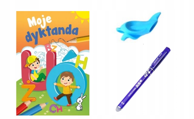 

Dyktanda+nakładka Korekcyjna+długopis Zmazywalny