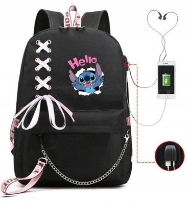 

Plecak Szkolny Tornister Stitch Usb jack D055