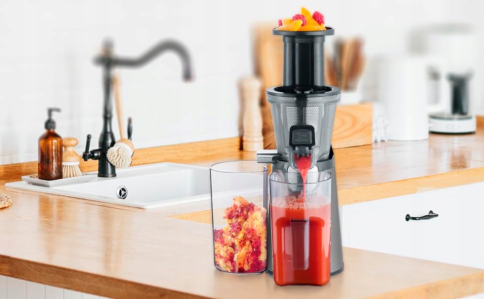 SEVERIN Wolnoobrotowa Wyciskarka Do Soków Sorbetów Lodów Marmolad 150W 1L — miniatura 5