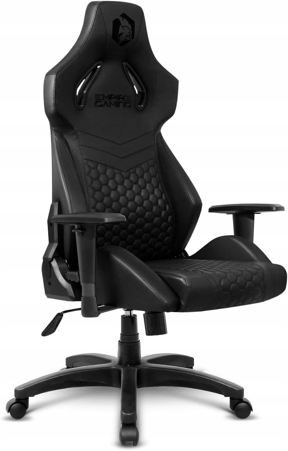 Empire Gaming herní křeslo Racing 900 černá nastavitelná kůže polštář