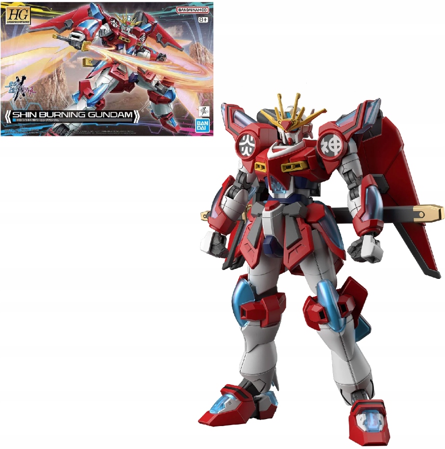 Gundam Hg 1/144 Shin Burning Gundam Model Kit