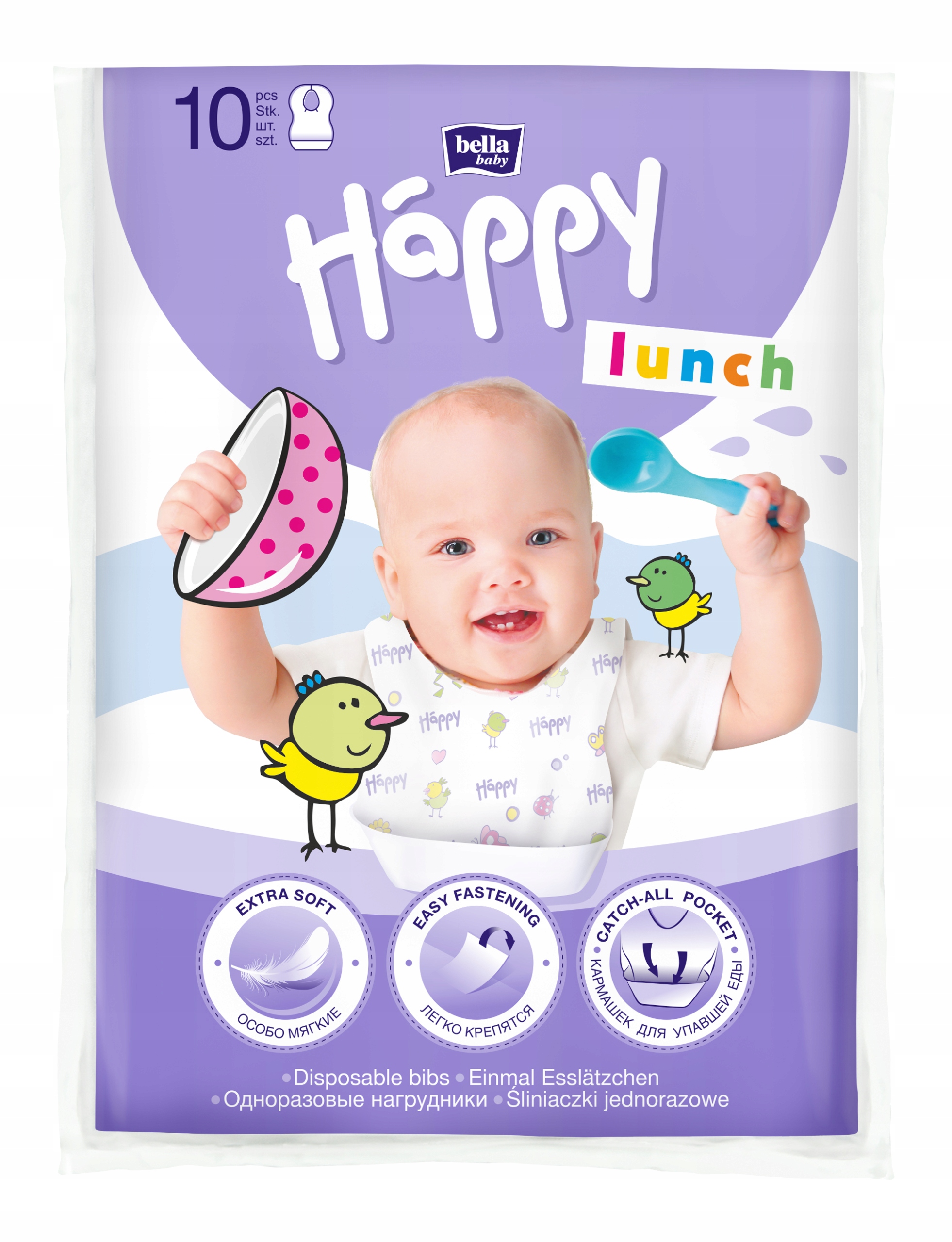 

Śliniaczki dla dzieci Bella Baby Happy Lunch 10szt