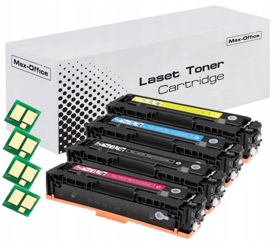 4x TONER DO CANON CRG067H i-SENSYS MF651Cw 655Cdw MF656Cdw 657Cdw CMYK CHIP