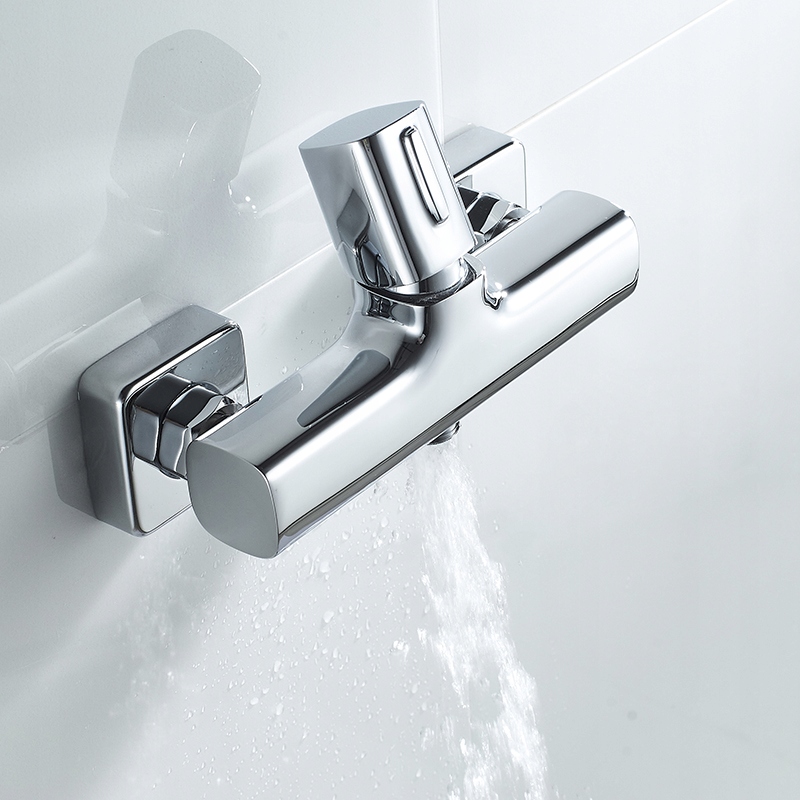 CUBIC zestaw prysznicowy + bateria prysznicowa LOFT chrom MODERN Liczba uchwytów jednouchwytowa