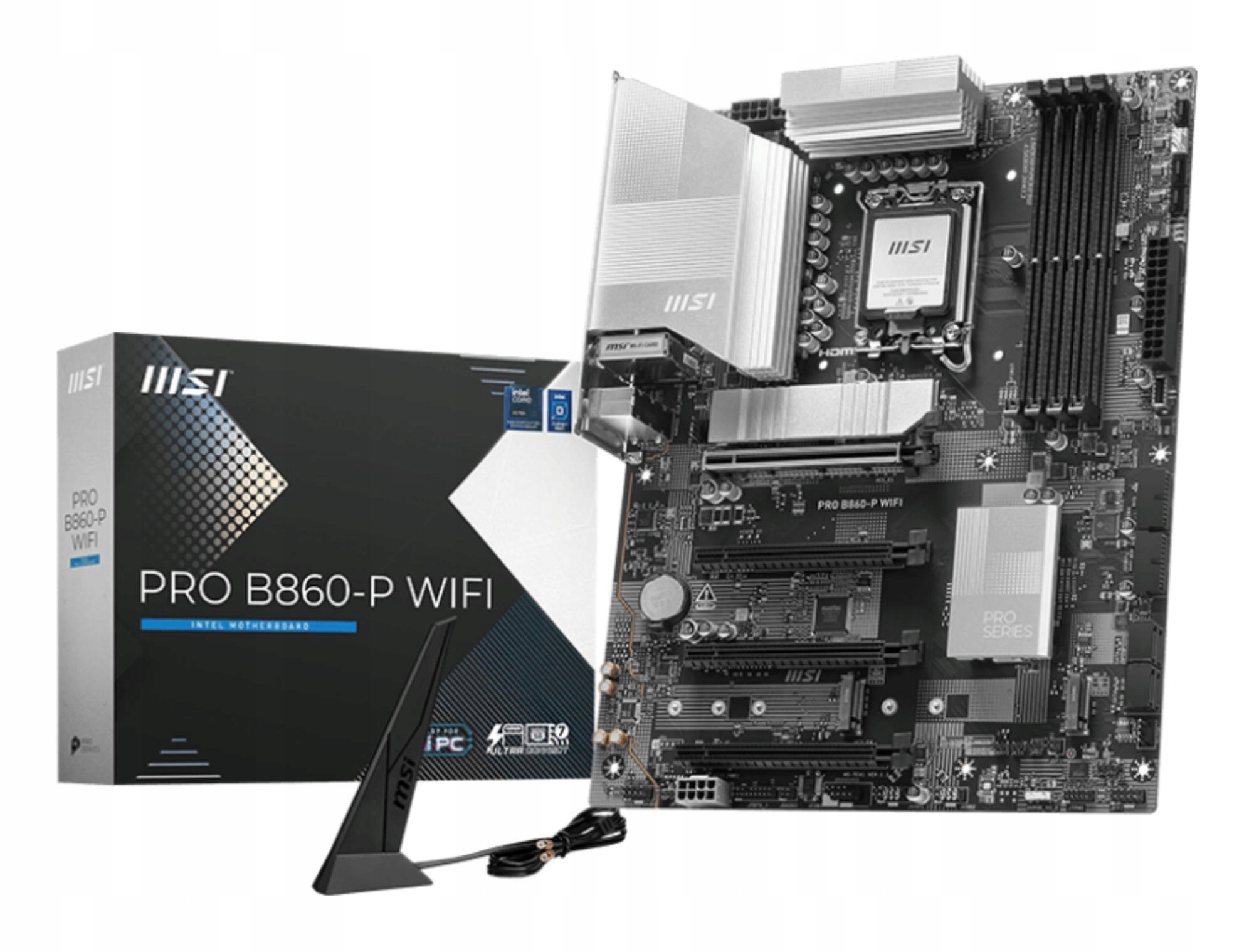 Základná doska|MSI|Intel B860 Express|LGA1851|ATX|Pamäť DDR5|Pamäťové sloty 4|2xP