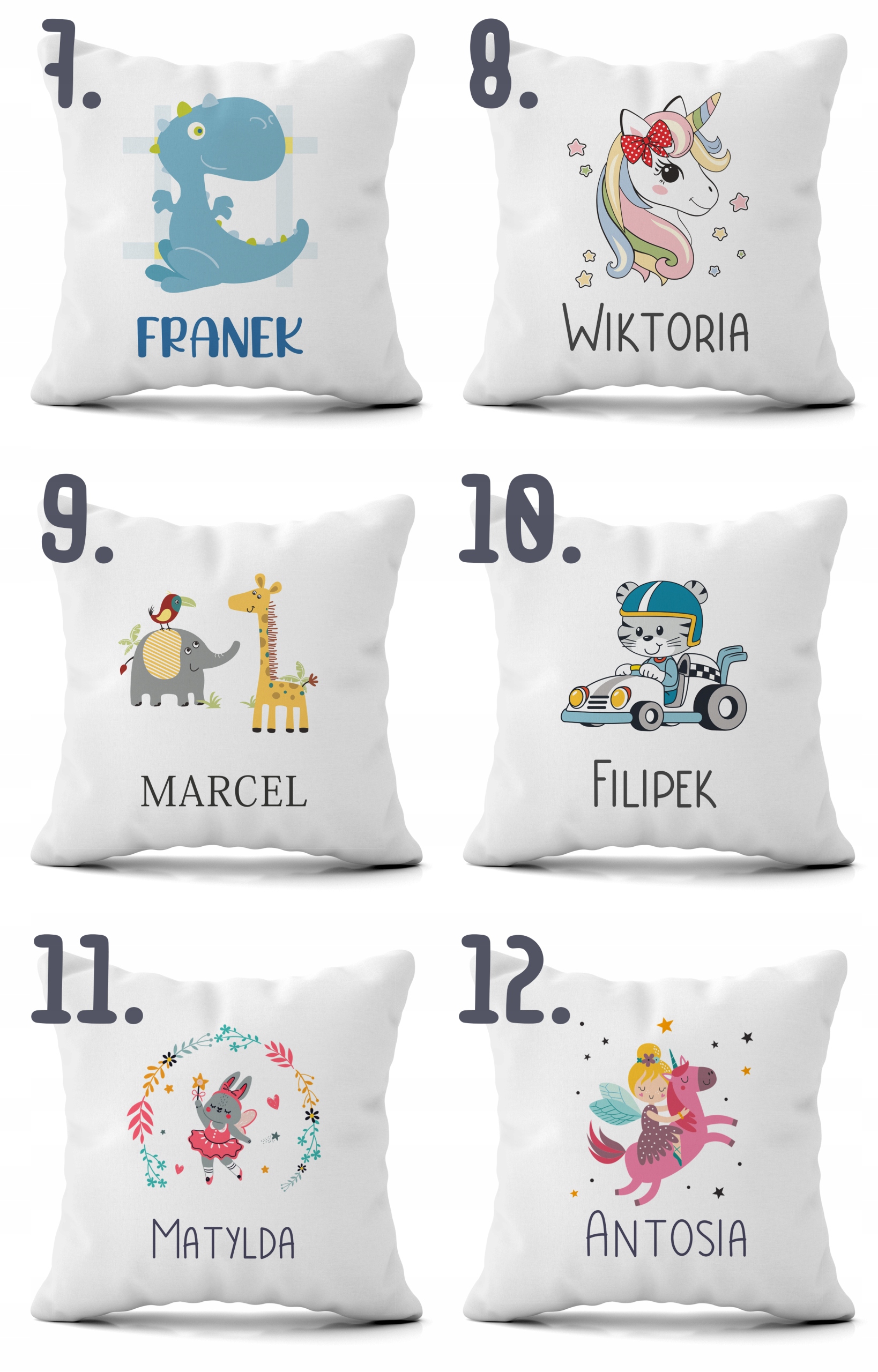 JASIEK DZIECIĘCY 40x40 Z IMIENIEM DO PRZEDSZKOLA ŻŁOBKA PODUSZKA NA PREZENT Marka AMS