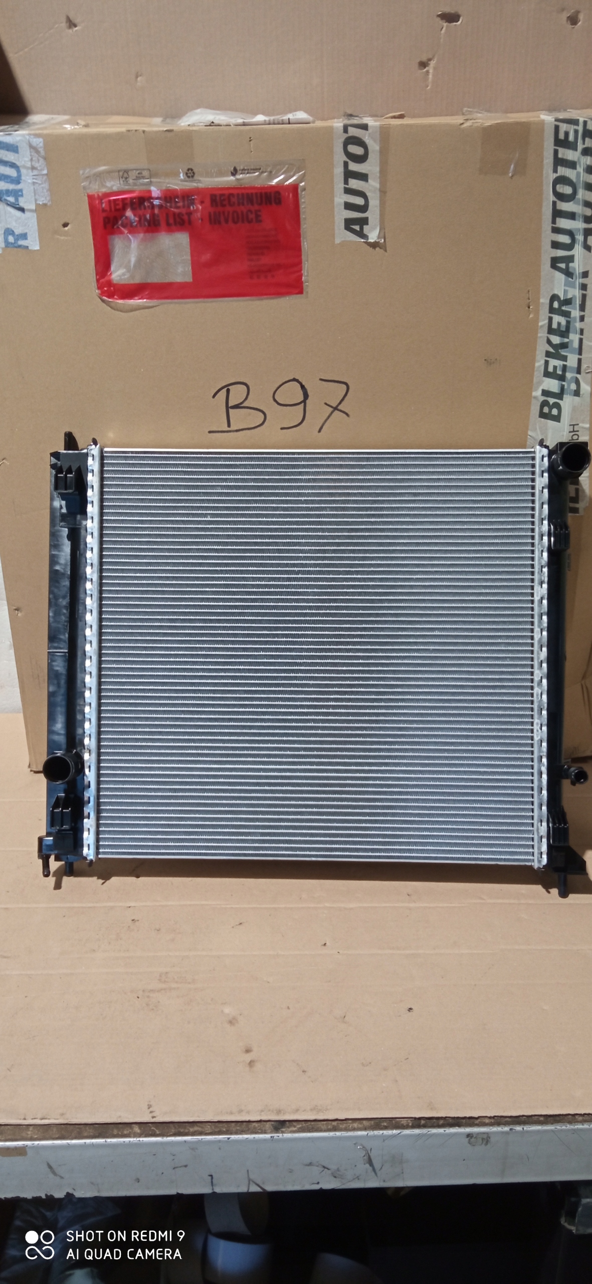 Nissan Nv200 1.5 Dci 2013-16 РАДИАТОР ВОДЫ 21410-3ls0a НОВОЕ ОРИГИНАЛ