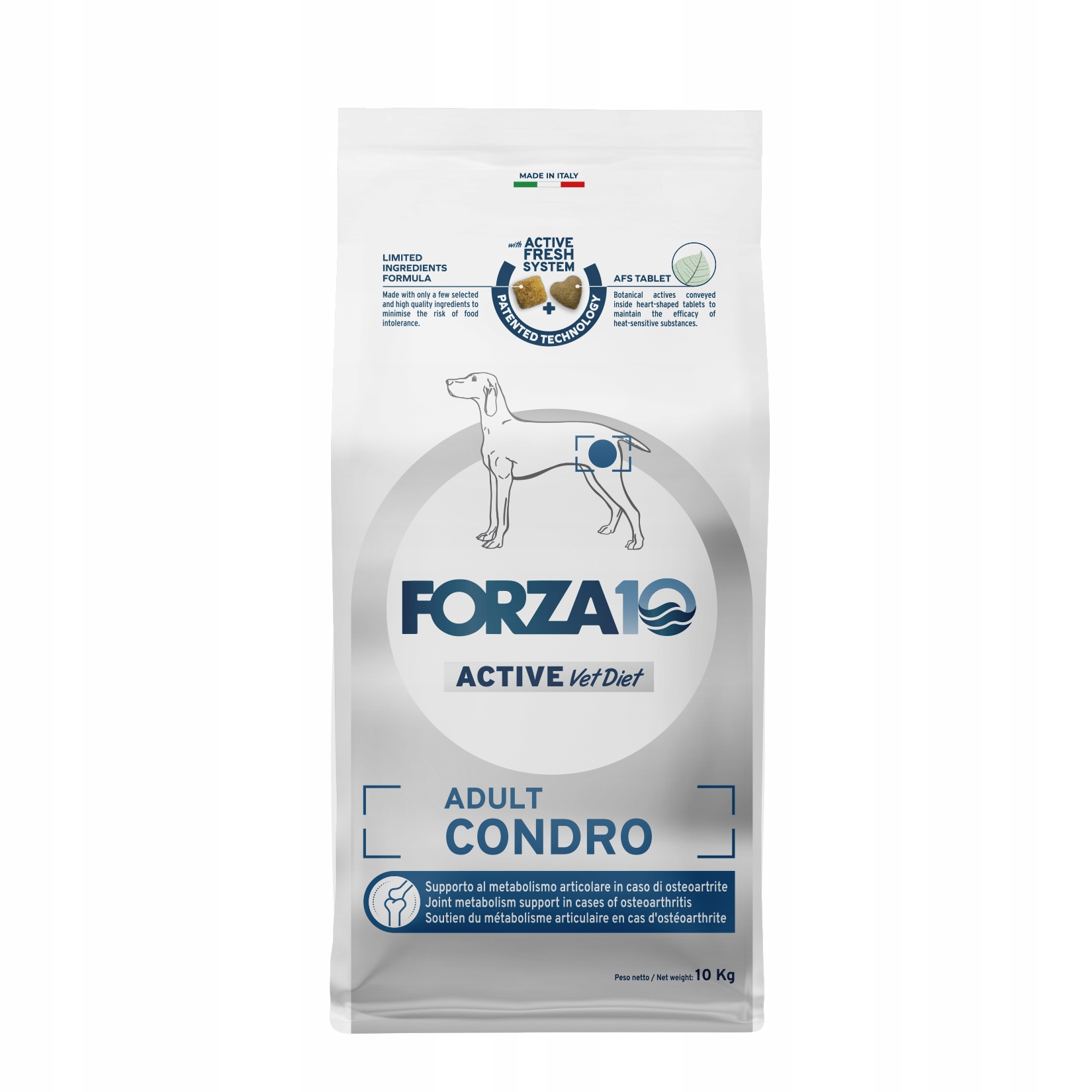 Forza10 Veterinary Diet Adult Condro Active všechna plemena pro psy 10 kg