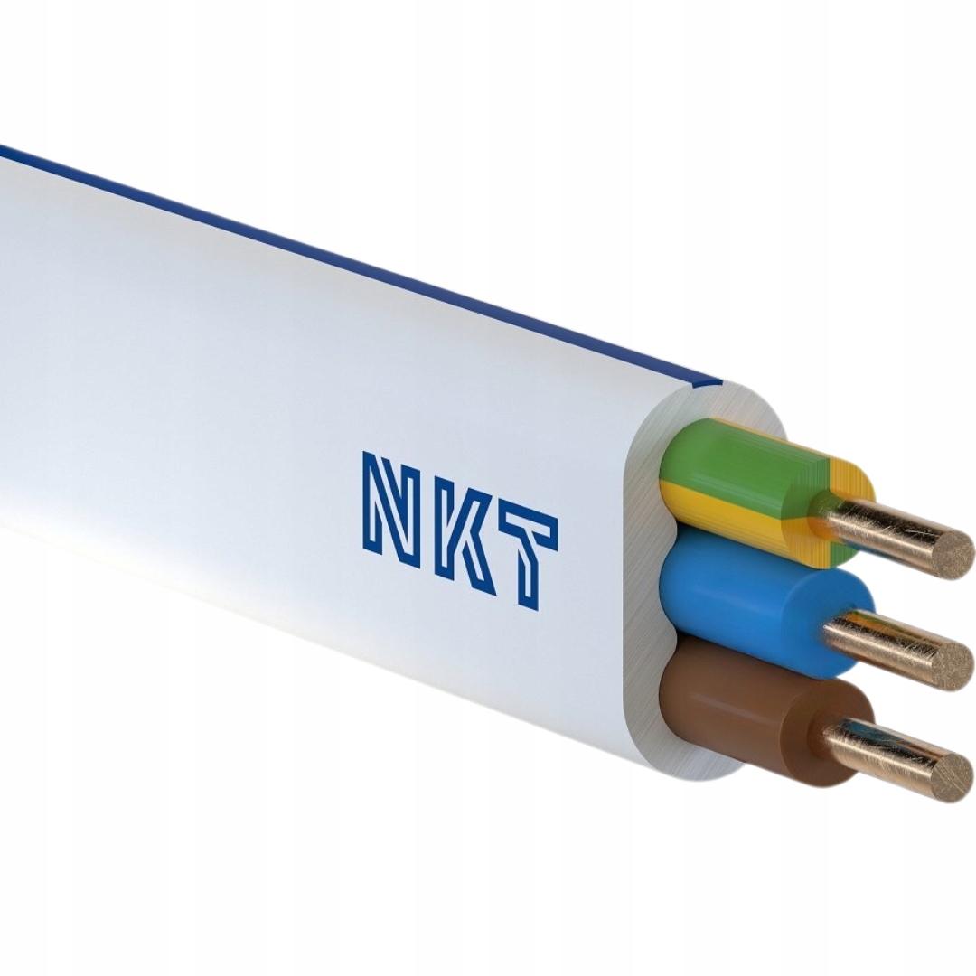 Kabel Przewód Instalacyjny Płaski YDYp 3 x 1,5 Instal Plus Nkt 25M
