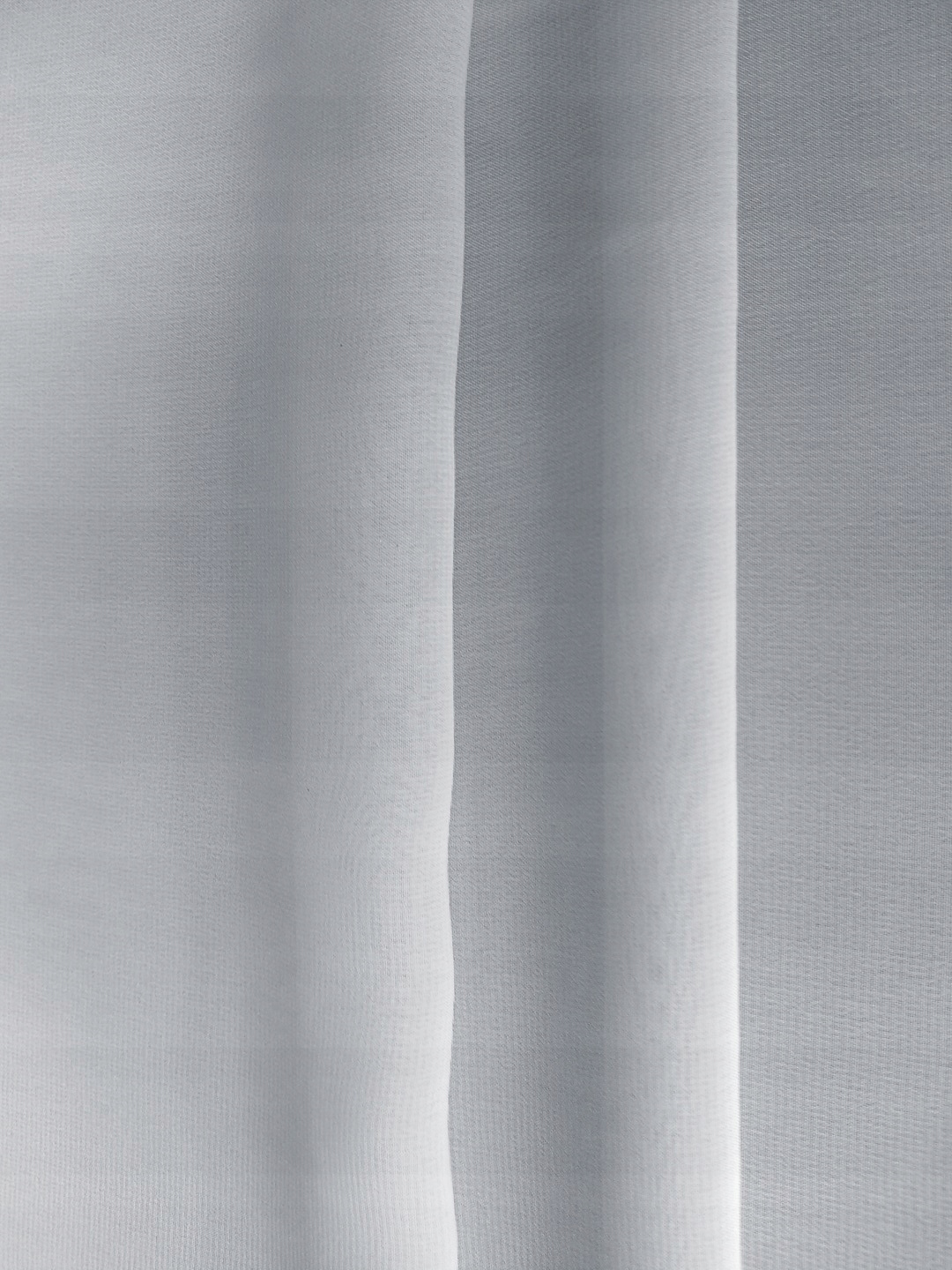 šifon světle šedý hladký tkanina 10m záclony