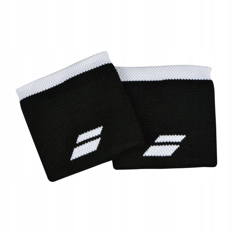 Frotki Na Rękę Babolat Logo Wristband Standard Black/white