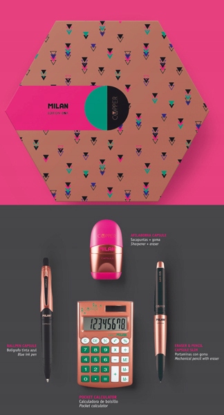 MILAN ZESTAW UPOMINKOWY KALKULATOR DŁUGOPIS COOPER Kod producenta 08739