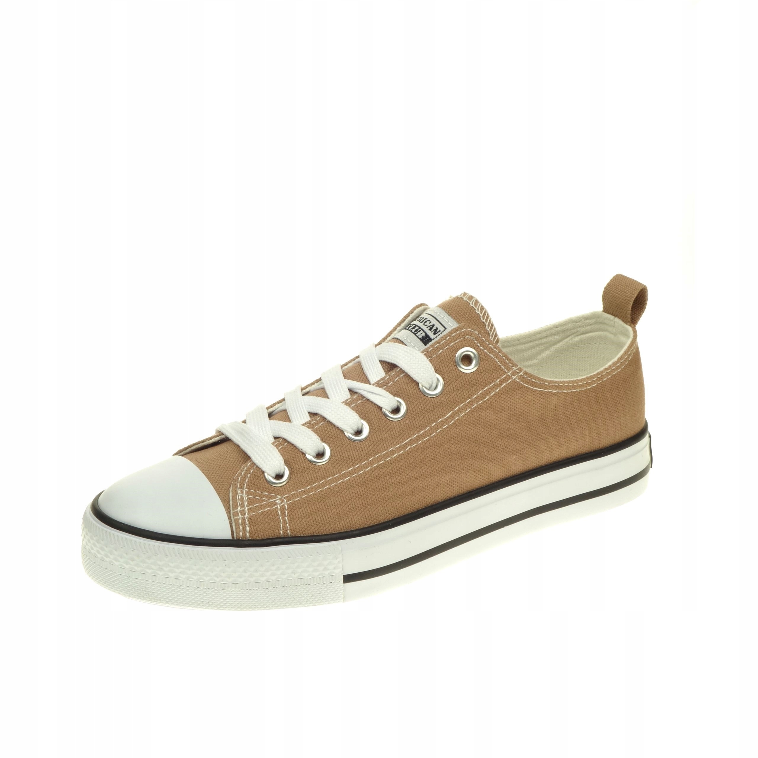 Nízké tenisky American Club Originální dámské tenisky, béžové, velikost 38