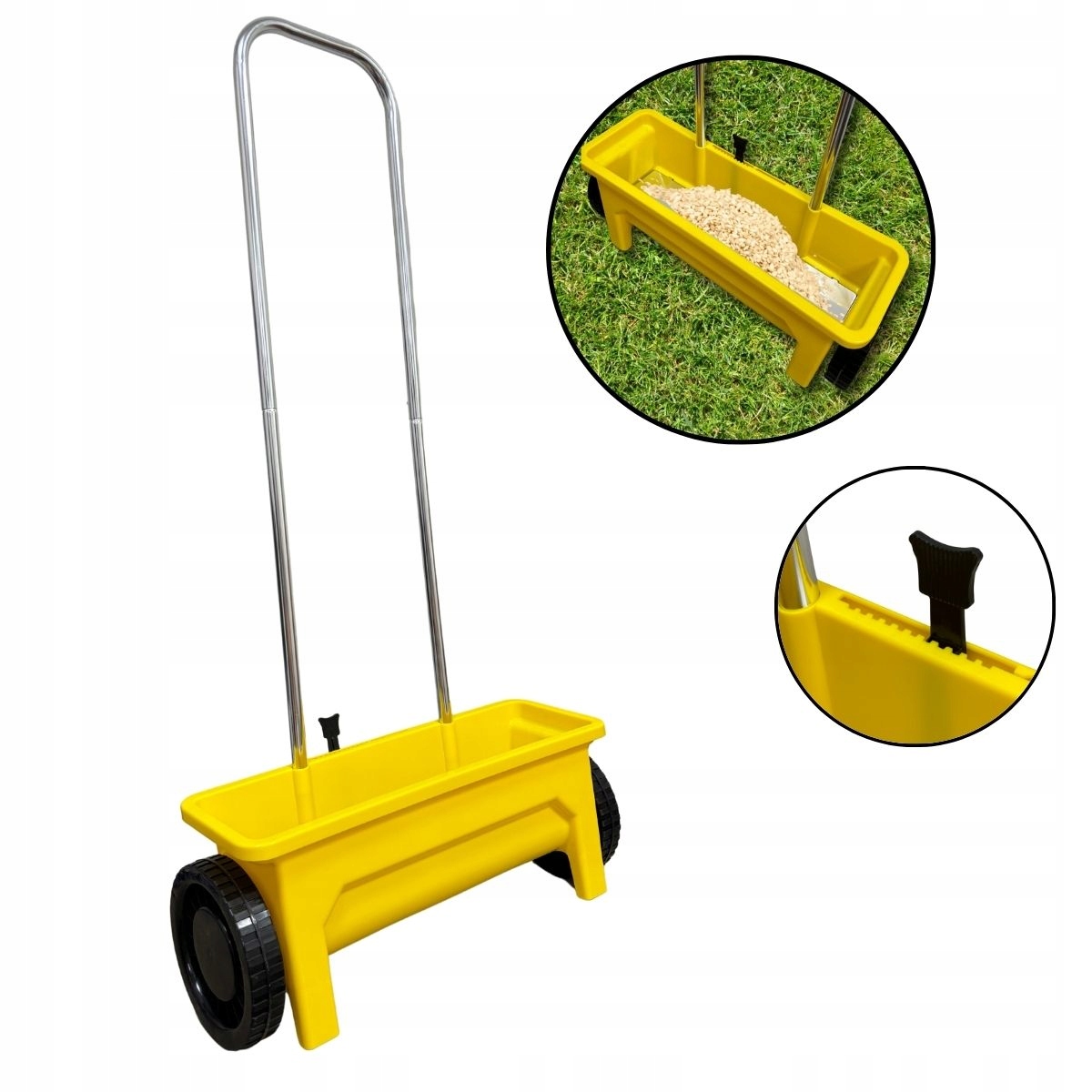Ruční Výsevní Dávkovač Osiva Pro Zahradní Rozmetadlo Semen Trávy, Hnojivo Na Sůl Písku 12 L