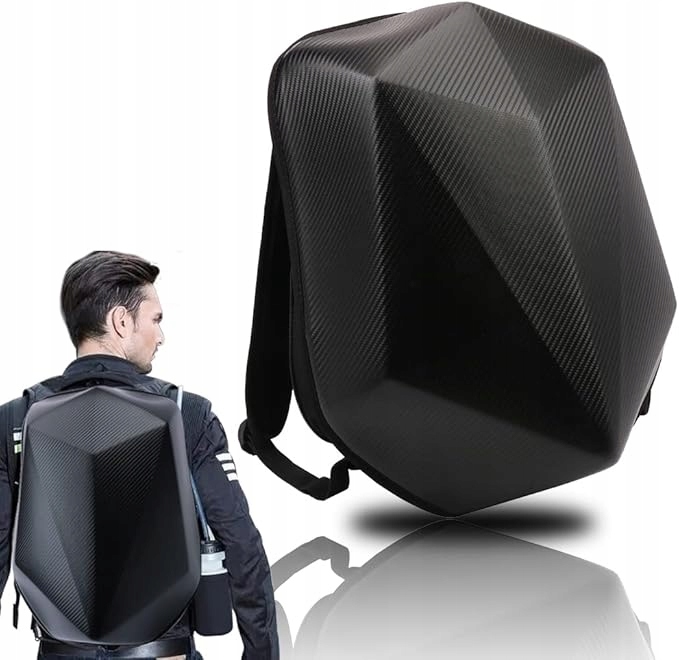 JFG RACING Twardy plecak z włókna węglowego, wodoszczelny