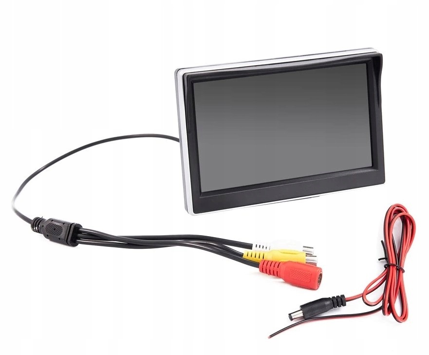 Monitor Tft-lcd displej 5 palců pro couvací kameru 2xAV |03