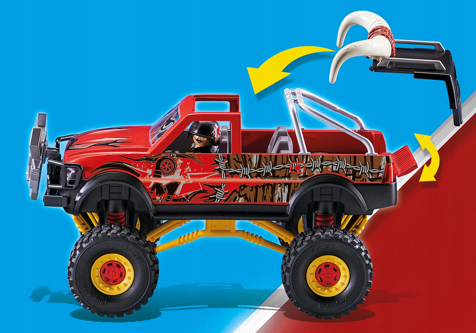 PLAYMOBIL 70549 MONSTER TRUCK ROGACZ + KATALOG Rodzaj zestaw