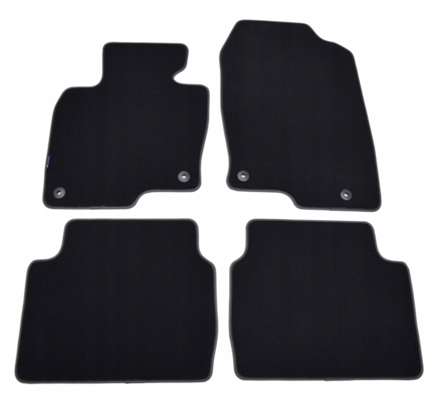 Czarne dywaniki welurowe Diamond, ALDOS - Mazda CX-5 od 2017r.