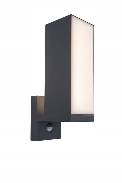 Fasádní lampa s pohybovým senzorem Cuba antracit 13W Lutec