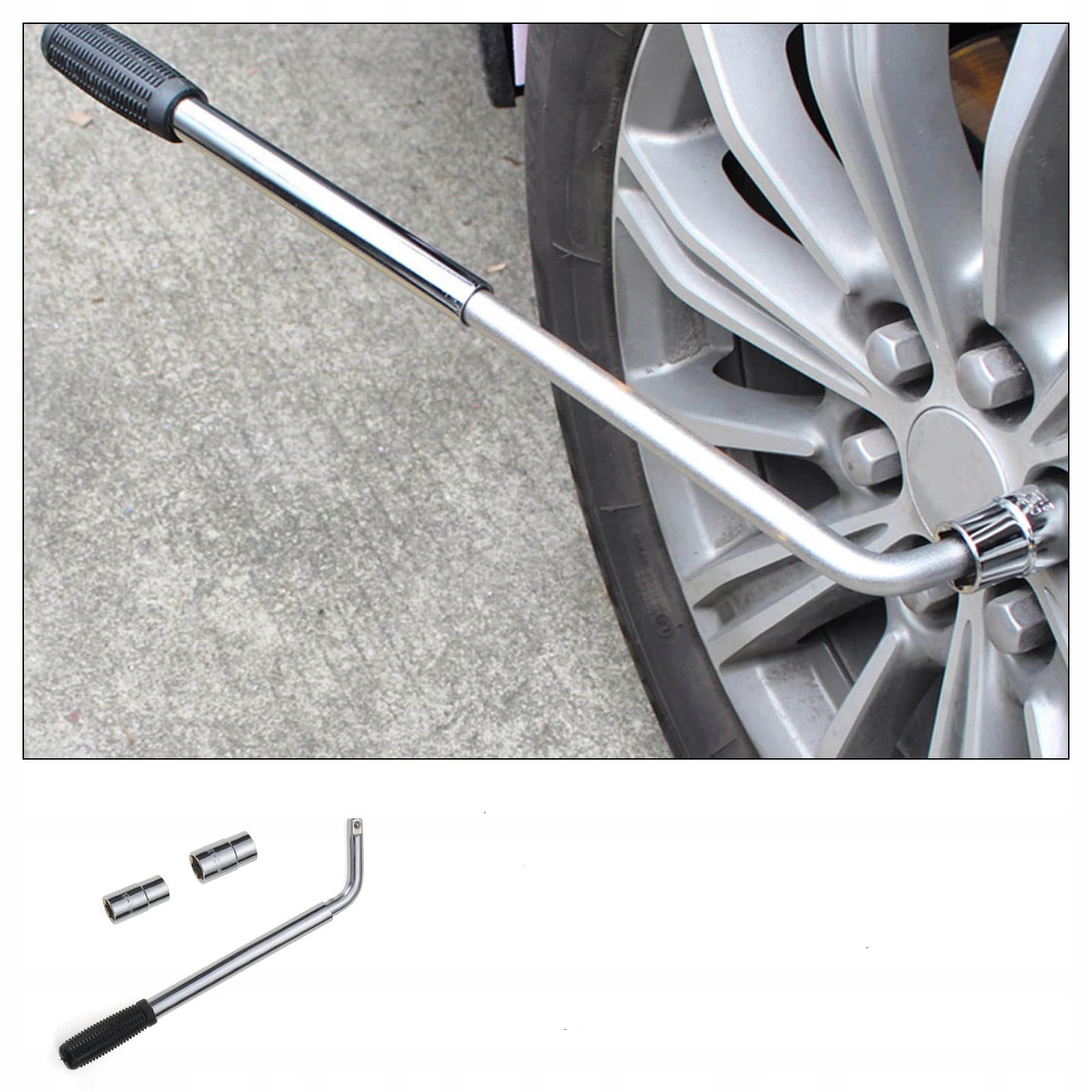 KLUCZ TELESKOPOWY DO KÓŁ NASADKI 17/19 21/23 Marka bez marki