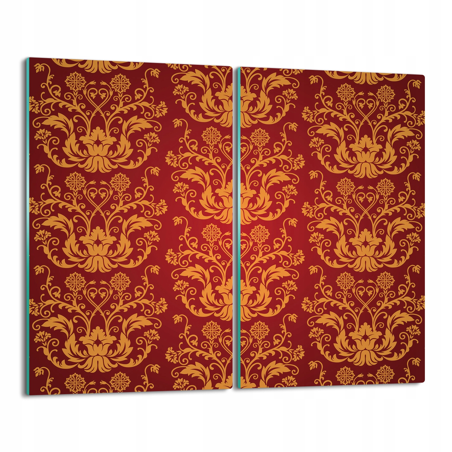 skleněný splashback Tapeta vzor vintage 2x 30x52