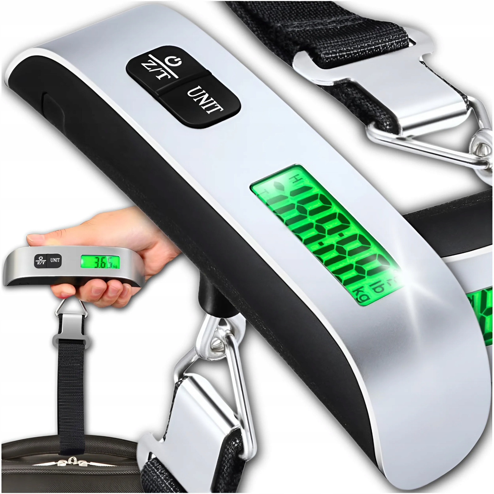 WAGA BAGAŻOWA LOTNICZA TURYSTYCZNA PODRÓŻNA KIESZONKOWA LCD 50kg