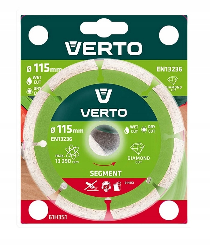 TARCZA DIAMENTOWA SEGMENTOWA 115MM Rodzaj diamentowa