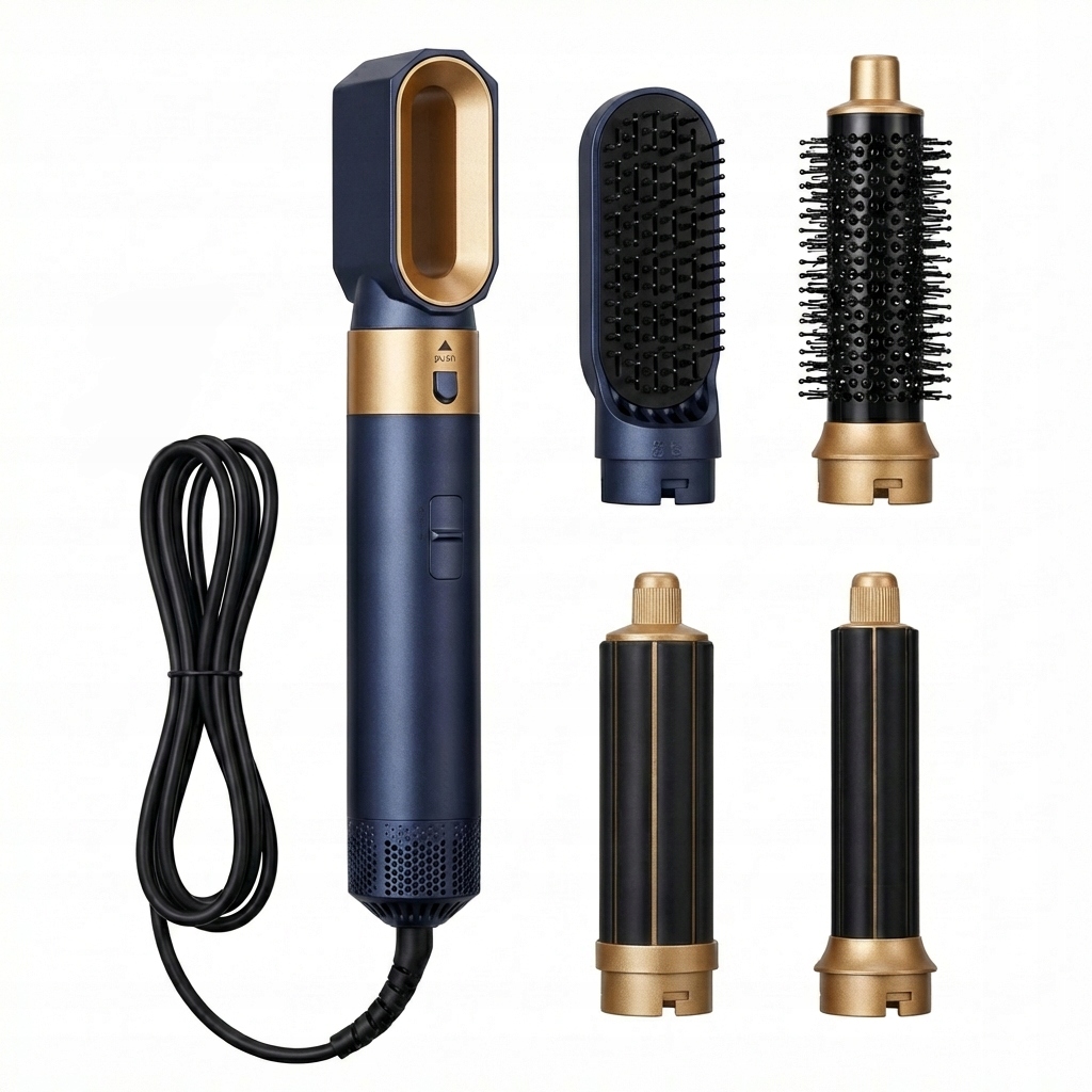 Suszarka Lokówka Do Włosów Z Jonizacją Mocna 3 Prędkości 5 Końcówek Hair