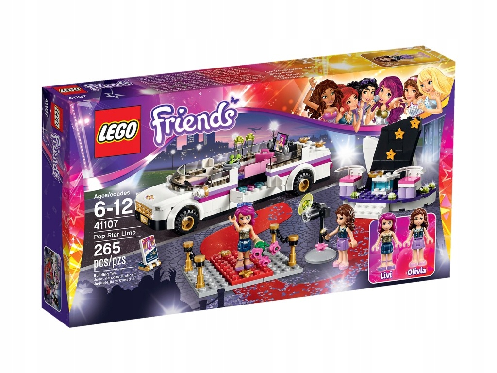 Lego Friends 41107 Limuzína popové hvězdy Nové